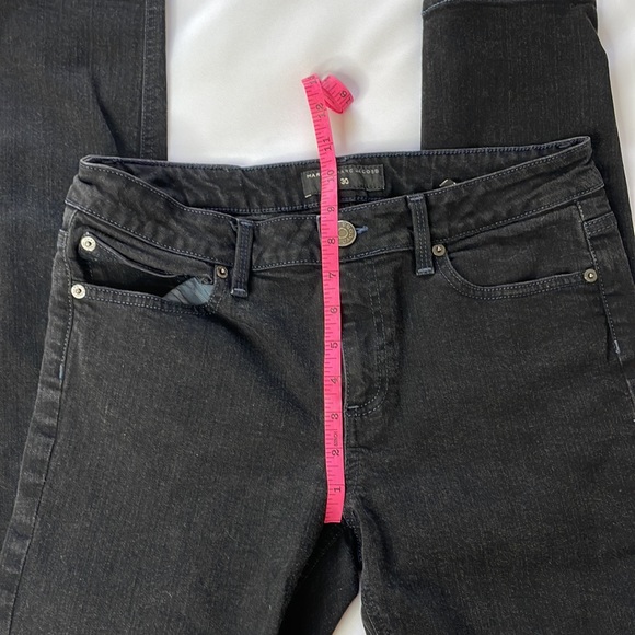 Marc by Marc Jacobs sz 30 Chrissie 003 Stretch Low Rise Skinny Leg Black Jeans - Picture 9 of 12